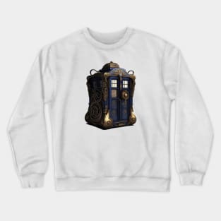 Steampunk Time-Traveler Crewneck Sweatshirt